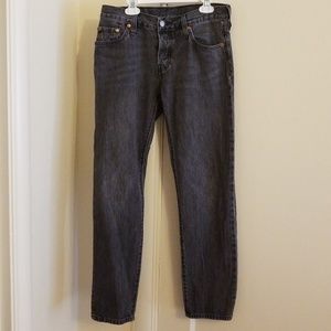 levis 501 in washed black